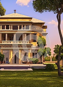 Fictional Mansion in Dire Dawa, Dir? Dawa, Ethiopia.