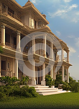 Fictional Mansion in Freetown, Western Area, Sierra Leone.