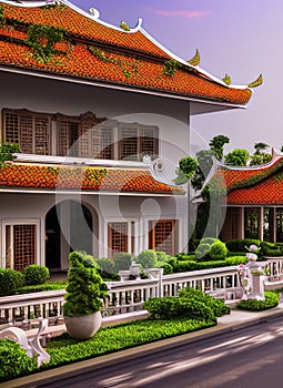 Fictional Mansion in Hai Duong, H?i D??ng, Vietnam.