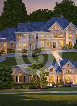Fictional Mansion in Huntsville, Alabama, United States.