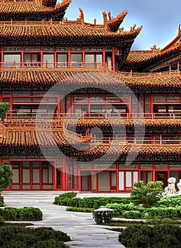 Fictional Mansion in Luanzhou, Hebei, China.