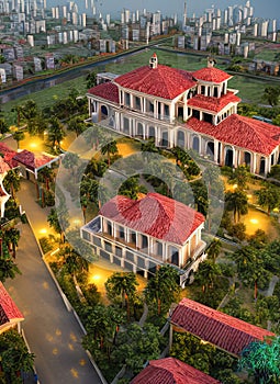 Fictional Mansion in Maracaibo, Zulia, Venezuela.