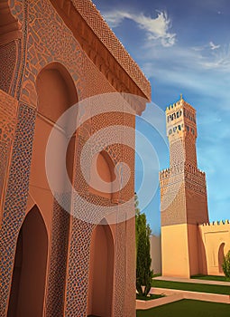 Fictional Mansion in Meknes, Fès-Meknès, Morocco.