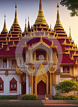 Fictional Mansion in Monywa, Sagaing, Myanmar.