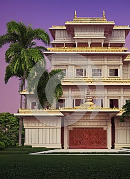 Fictional Mansion in Nagpur, Mah?r?shtra, India.