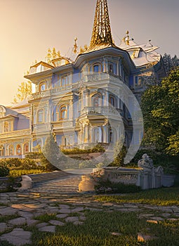 Fictional Mansion in Perm, Permskiy Kray, Russia.