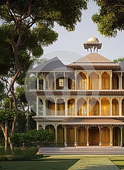 Fictional Mansion in Rangpur, Rangpur, Bangladesh.