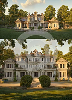 Fictional Mansion in Richmond Hill, Ontario, Canada.