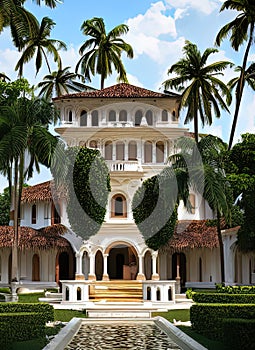 Fictional Mansion in Santo Domingo, Ozama, Dominican Republic.