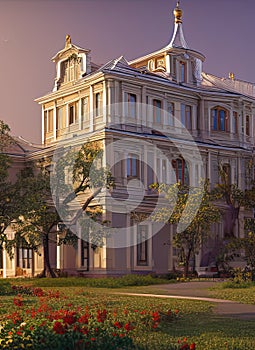 Fictional Mansion in Saransk, Mordoviya, Russia.