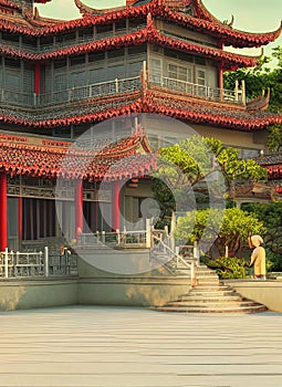 Fictional Mansion in Shishi, Fujian, China.