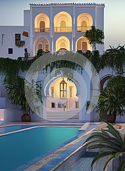 Fictional Mansion in Tangier, Tanger-TÃ©touan-Al HoceÃ¯ma, Morocco.