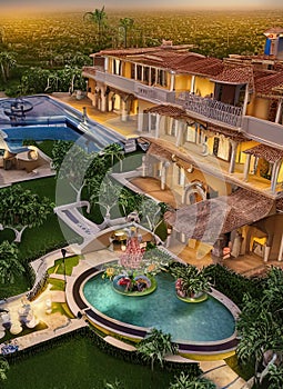 Fictional Mansion in Valencia, Carabobo, Venezuela.
