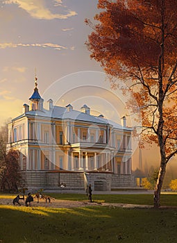 Fictional Mansion in Vilnius, Vilniaus Miestas, Lithuania.