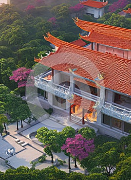 Fictional Mansion in Zhaoqing, Guangdong, China.