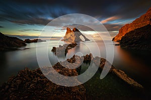 Fiddle Rock formations