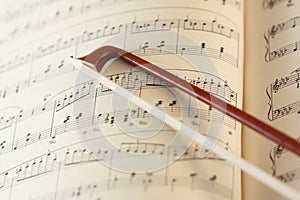 Fiddlestick and the music sheet