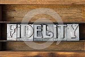 Fidelity word tray photo