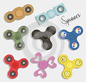 Fidget finger spinner set
