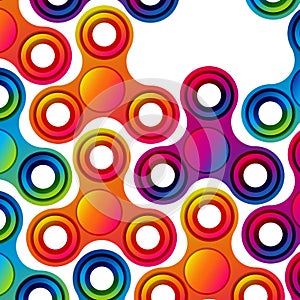 Fidget hand finger spinner stress relieving, colorful toy