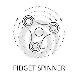Fidget hand spinner