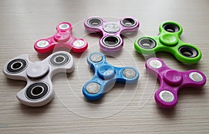 Fidget Spinner. Antistress, therapy. autism therapy.