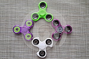 Fidget Spinner. Antistress, therapy. autism therapy.