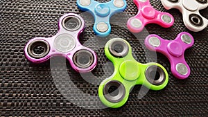 Fidget Spinner. Antistress, therapy. autism therapy.