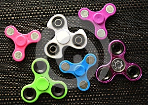 Fidget Spinner. Antistress, therapy. autism therapy.