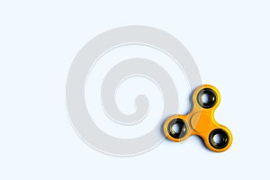 Fidget spinner background template with copy space.