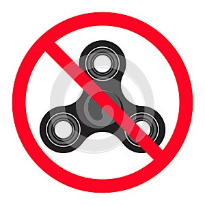 Fidget spinner banned.