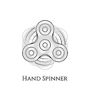 Fidget Spinner Children Toy Banner Template