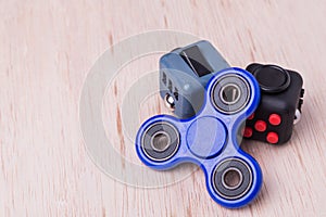 Fidget spinner and fidget cube, the latest stress relieving craze photo