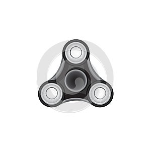 Fidget Spinner toy . Morden antistress toy icon. photo