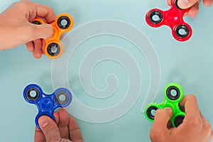 Fidget spinner, popular relaxing toy, generic design