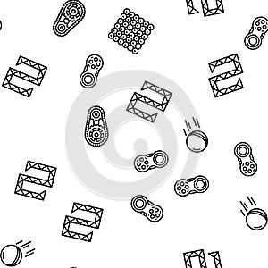 fidget toy fun antistress game seamless pattern vector