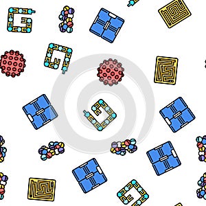 fidget toy fun antistress game seamless pattern vector