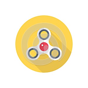 Fidget vector flat color icon