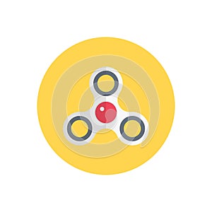 Fidget vector flat color icon