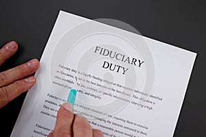 Fiduciary Duty Corporate Law Text