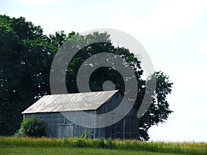 Field Barn in FingerLakes countryside in NewYork