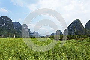 field contry scenery view,Yangshuo County photo