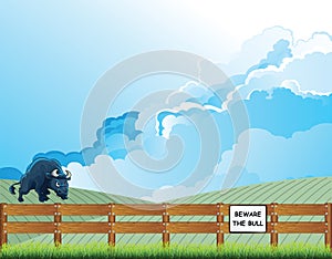 Beware the bull sign
