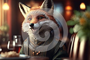Field: Fox Feasting: A Cinematic Masterpiece of Detail and Color in Unreal Engine 5