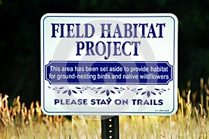 Field Habitat Project