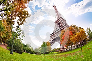 The Field of Mars in Paris, France