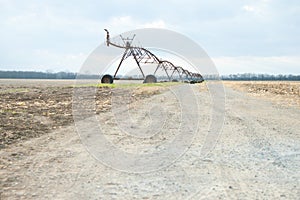 Field Mobile Irrigation Close