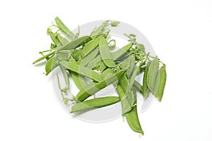 Field peas isolated on a white background