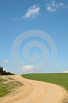 Field and sky