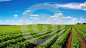 field soybean farm